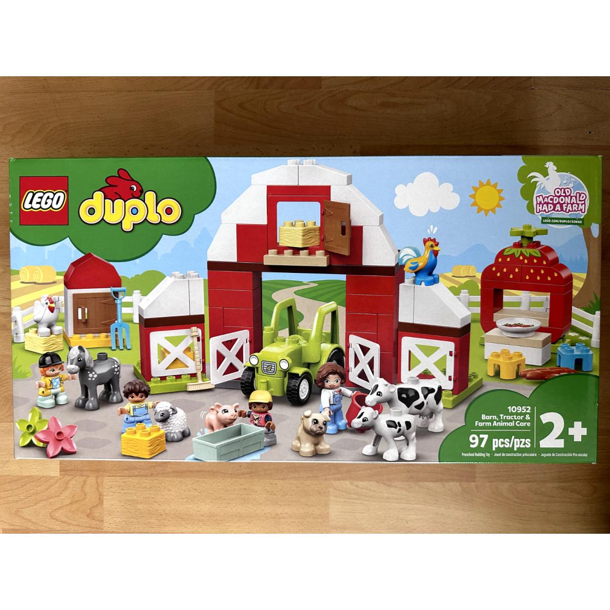 Lego Duplo 10952 Barn Tractor Farm Animal Care Nisb Old Macdonald Had A Farm