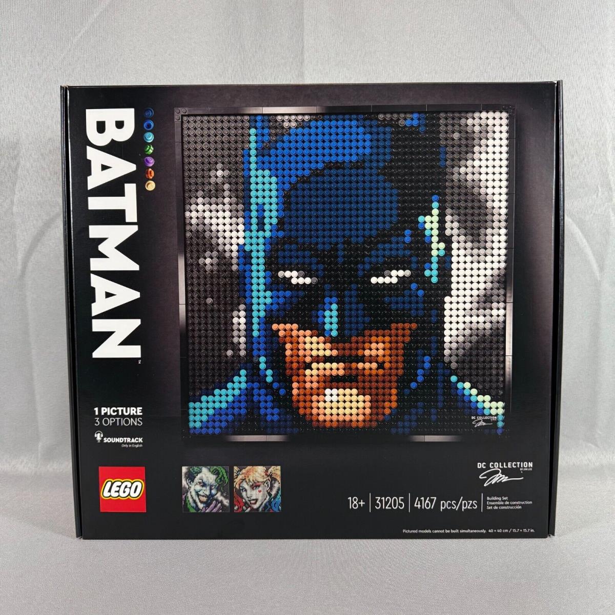 Lego Art Jim Lee Batman 31205 Joker Harley Quinn DC Retired