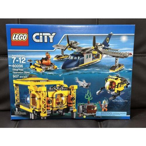 Lego 60096 City: Deep Sea Operation Base Retired Set Plane
