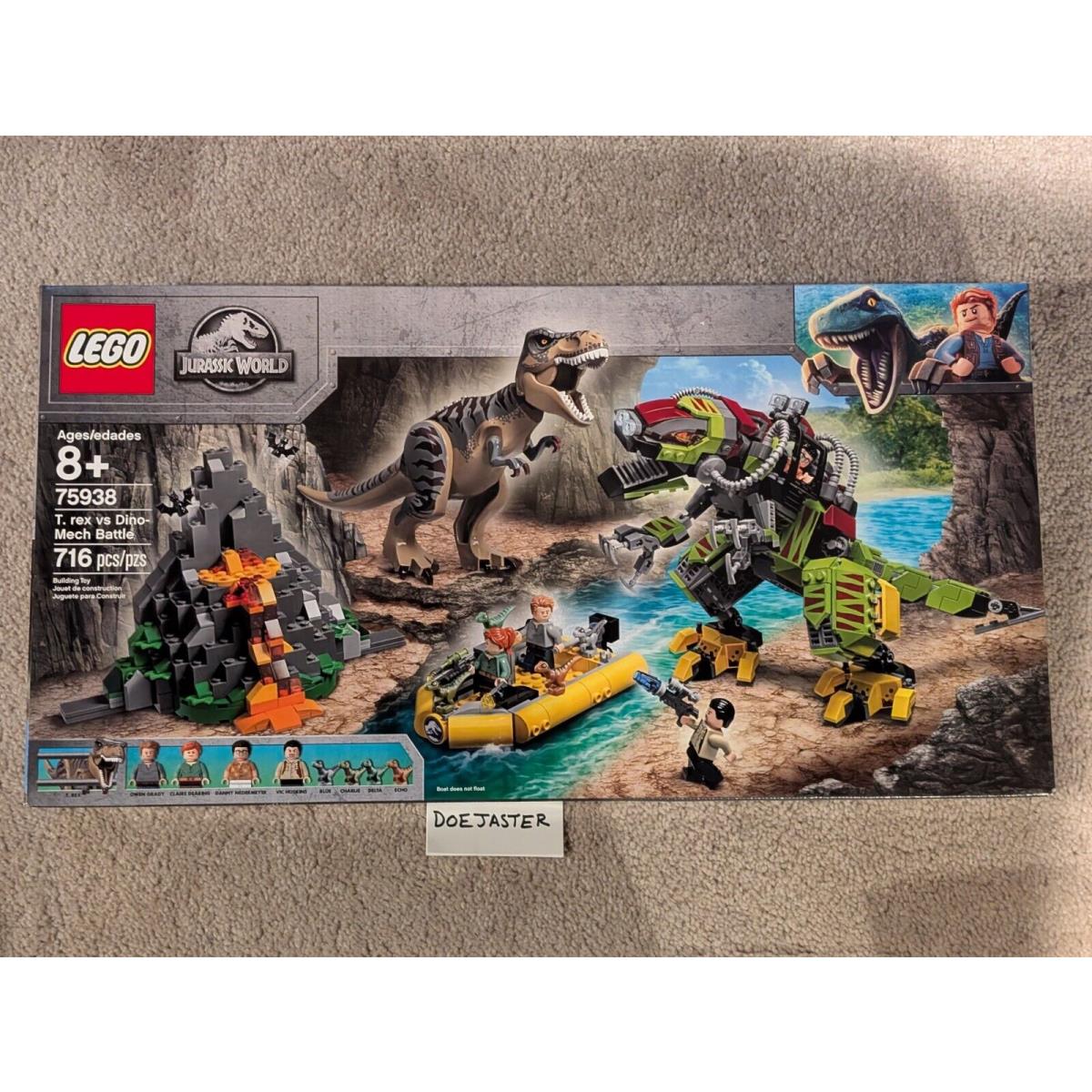 Lego T. Rex vs Dino Mech Battle - 75938 - Jurassic World - 2019