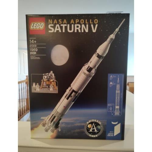 Lego 21309 Ideas Nasa Apollo Saturn V w/ Lunar Module Lander Retired