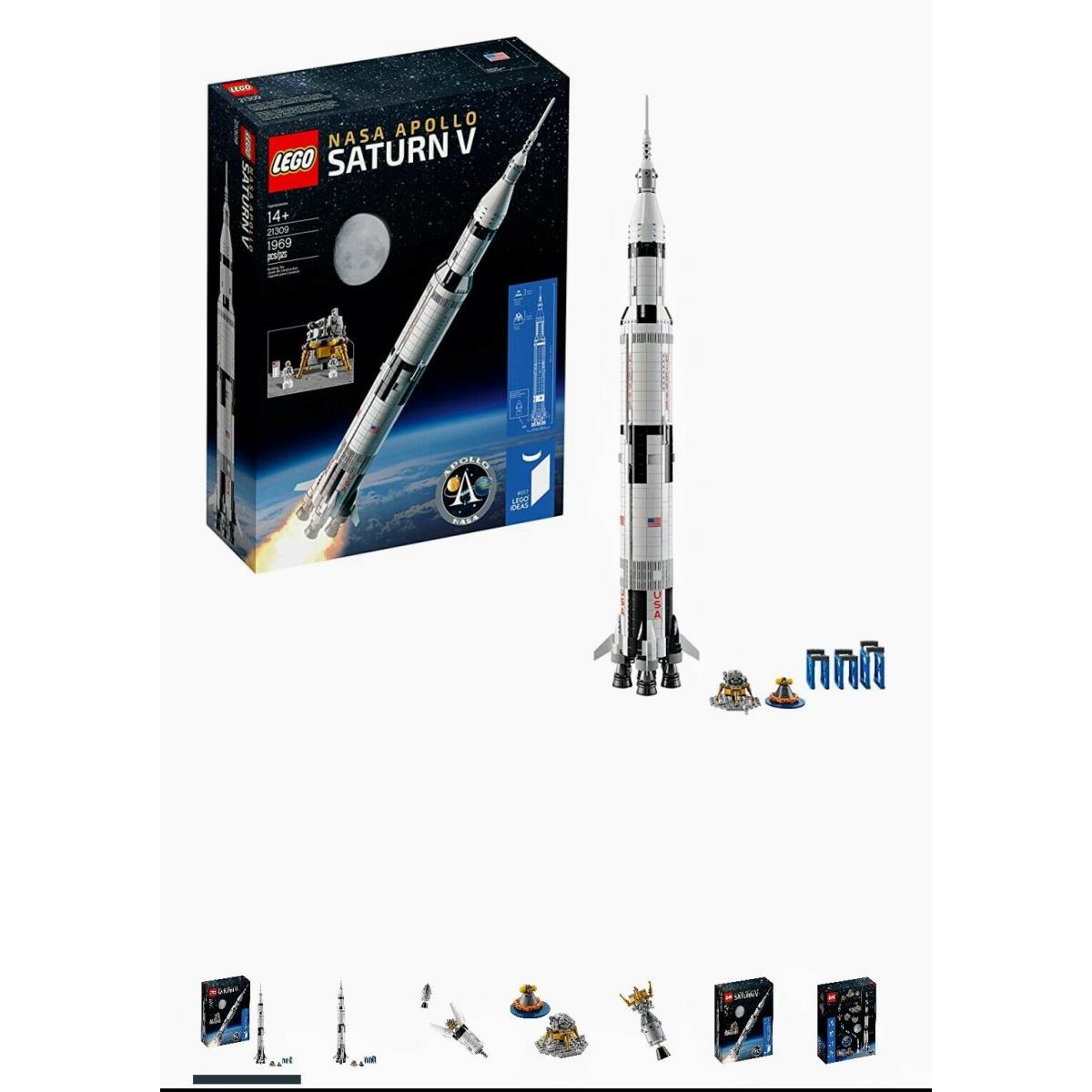 Lego 21309 Space Ideas Nasa Apollo Saturn V Retired Set