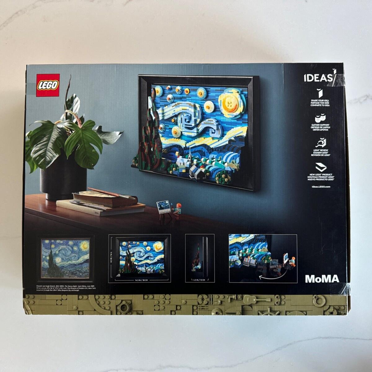 Lego Ideas: Vincent Van Gogh - The Starry Night 21333 Ship Fast Free