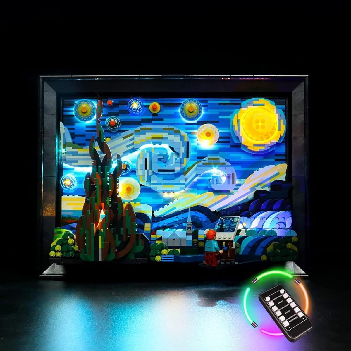 Light Kit For Lego 21333 Vincent Van Gogh The Starry Night Lego Not Included