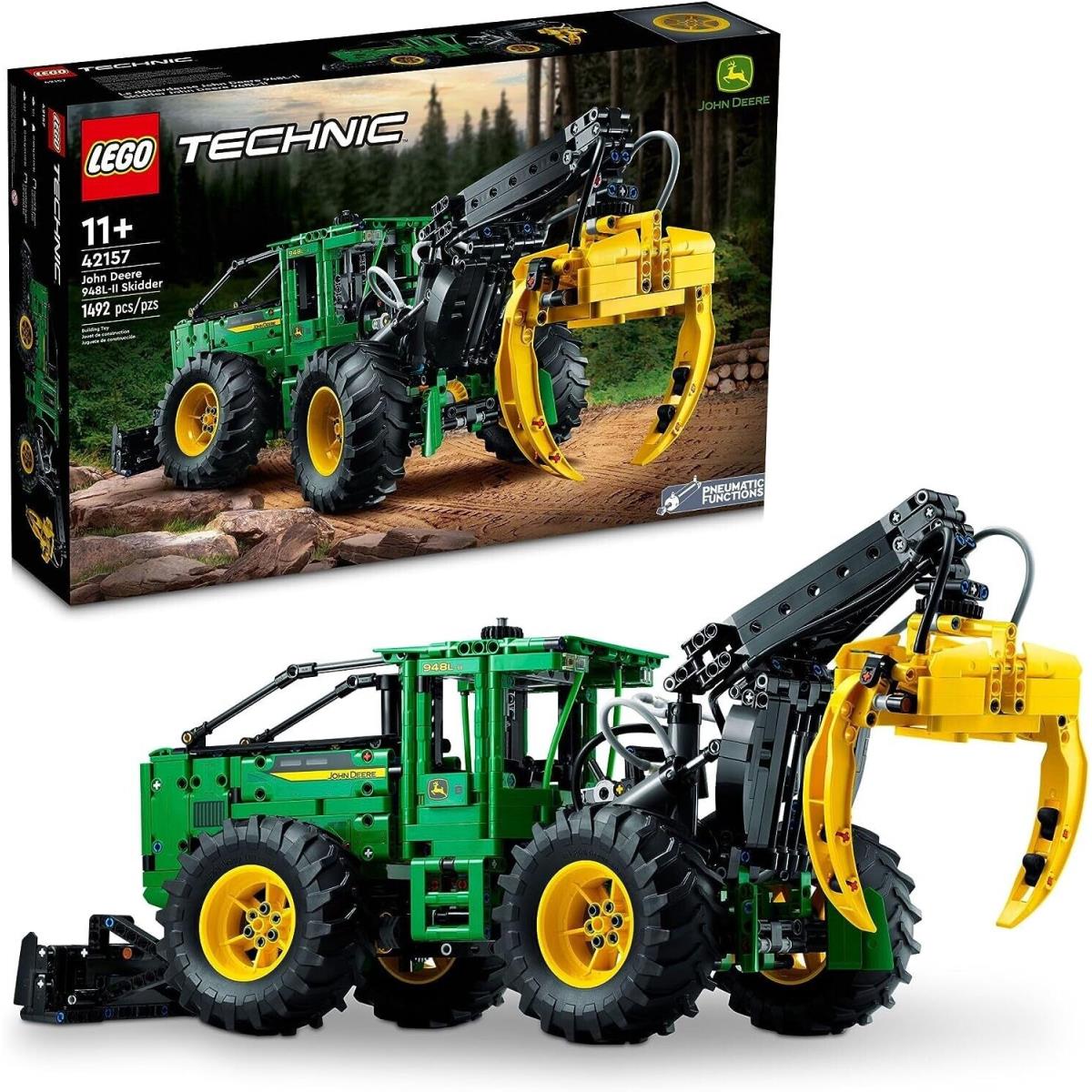 Lego 42157 Technic John Deere 948L-II Skidder Advanced Tractor Toy Building Kit