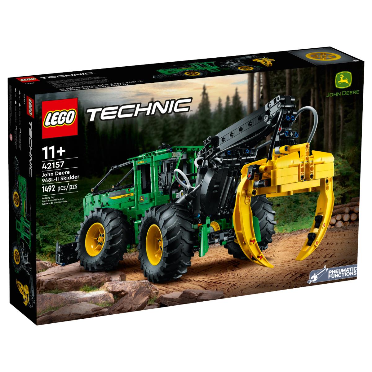 Lego Technic John Deere 948L II Skidder 42157 Fast Safe Shipping