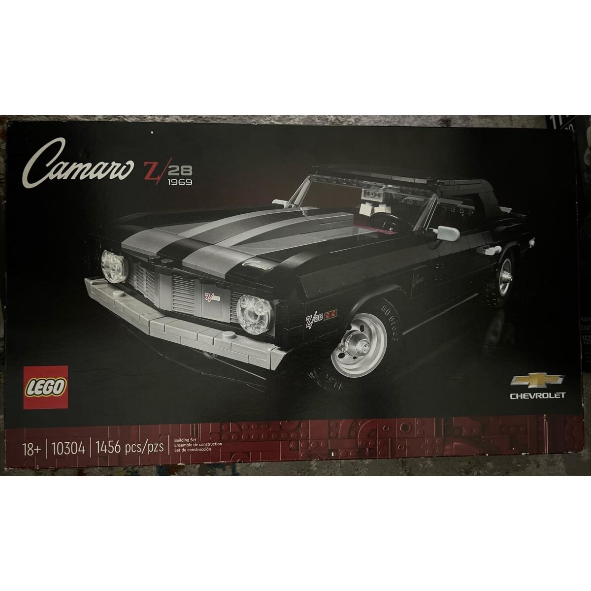 Lego Icons Chevrolet Camaro Z28 Model Car Set 10304