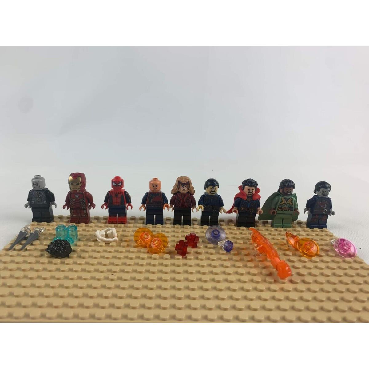 Lego Marvel 76218 Sanctum Sanctorum All 9 Minifigures + Accessories