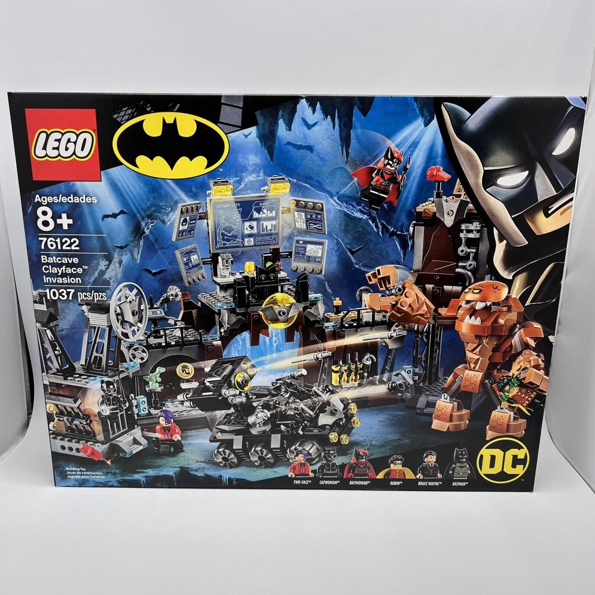 Lego 76122 Batman Batcave Clayface Invasion Super Heroes 1037 Pcs