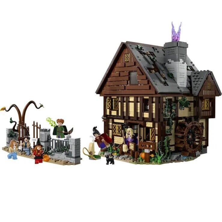 Lego Hocus Pocus Sanderson Sisters` Cottage 21341 Disney Complete Set Witch