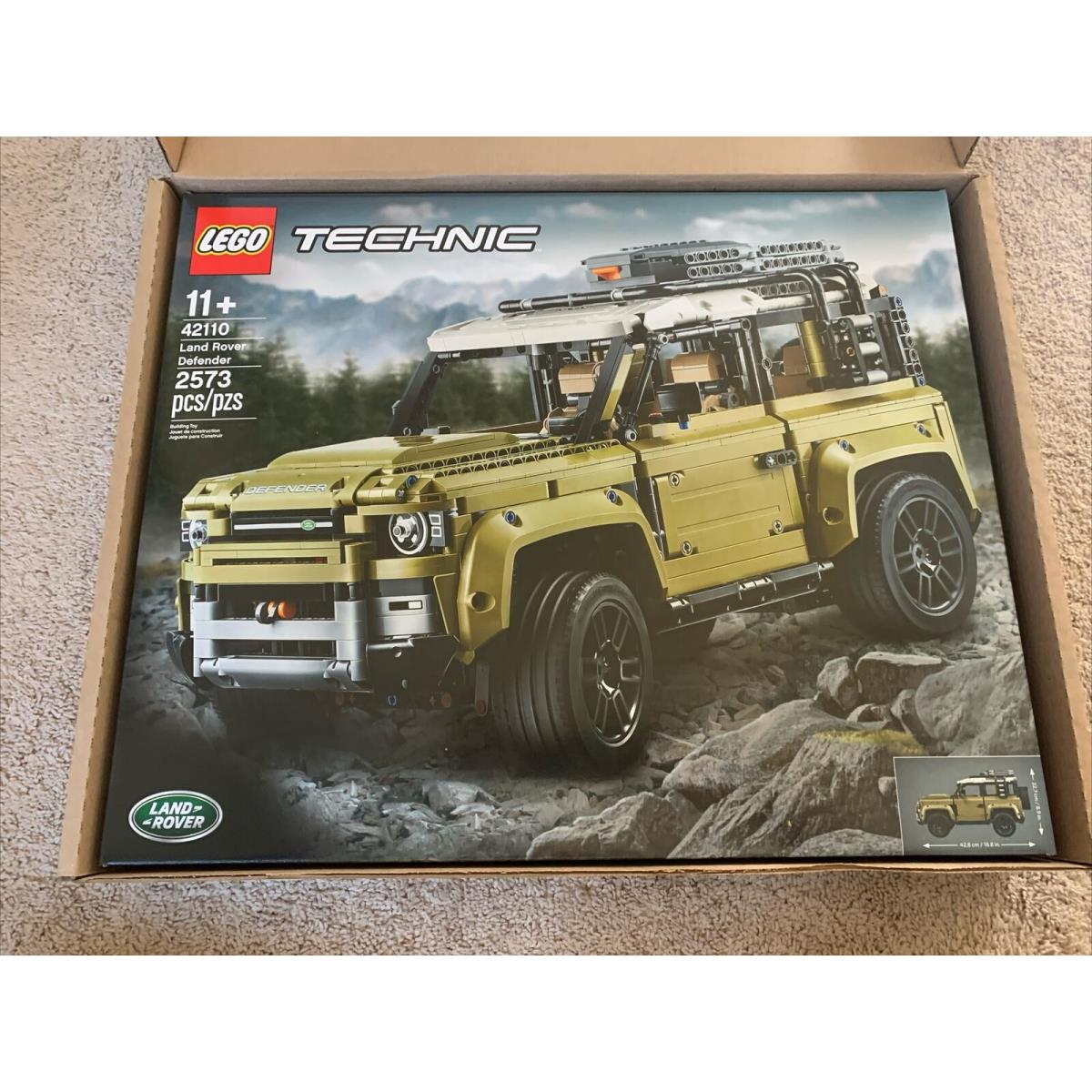 Lego Technic Land Rover Defender 42110 Retired 2573 Pieces . Nisb