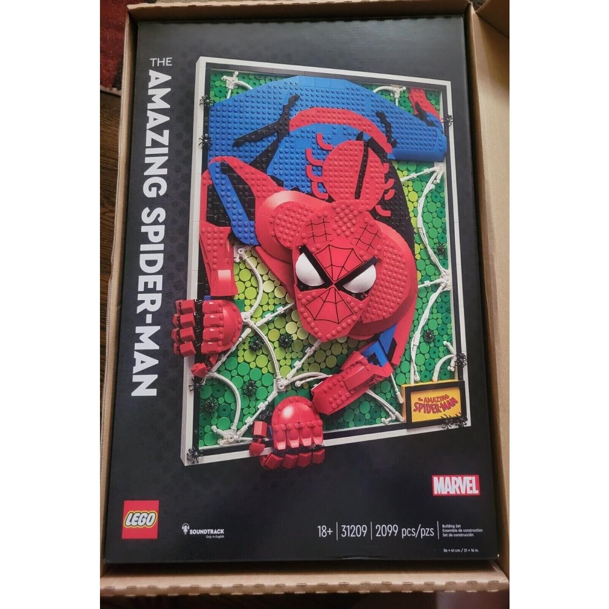 Lego Art The Amazing Spider-man 31209 Build - 2099 Pieces