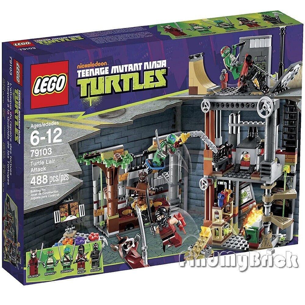 Lego 79103 Teenage Mutant Ninja Turtles TV Series Turtle Lair Attack