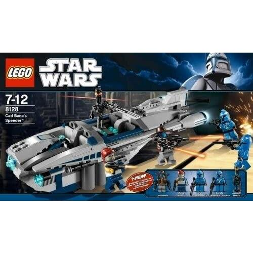 Lego Star Wars 8128 Cad Bane s Speeder Retired Hard to Find Building Set