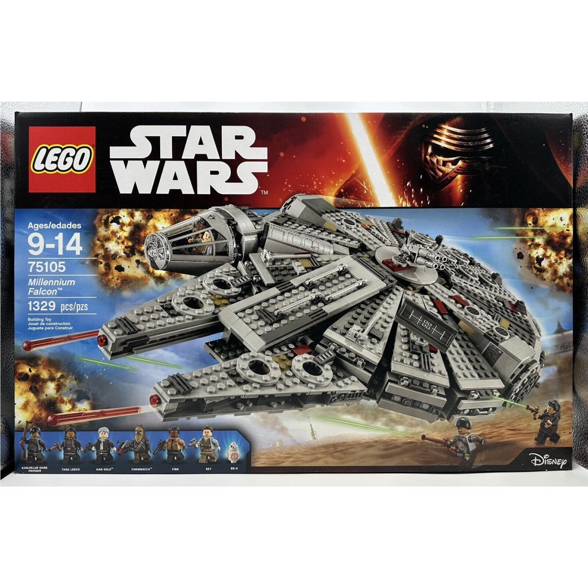 Lego Star Wars: Millennium Falcon 75105 7 Minifigures