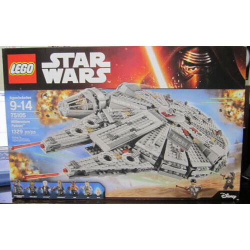Lego Star Wars Disney`s Millennium Falcon 1329 Pieces 75105