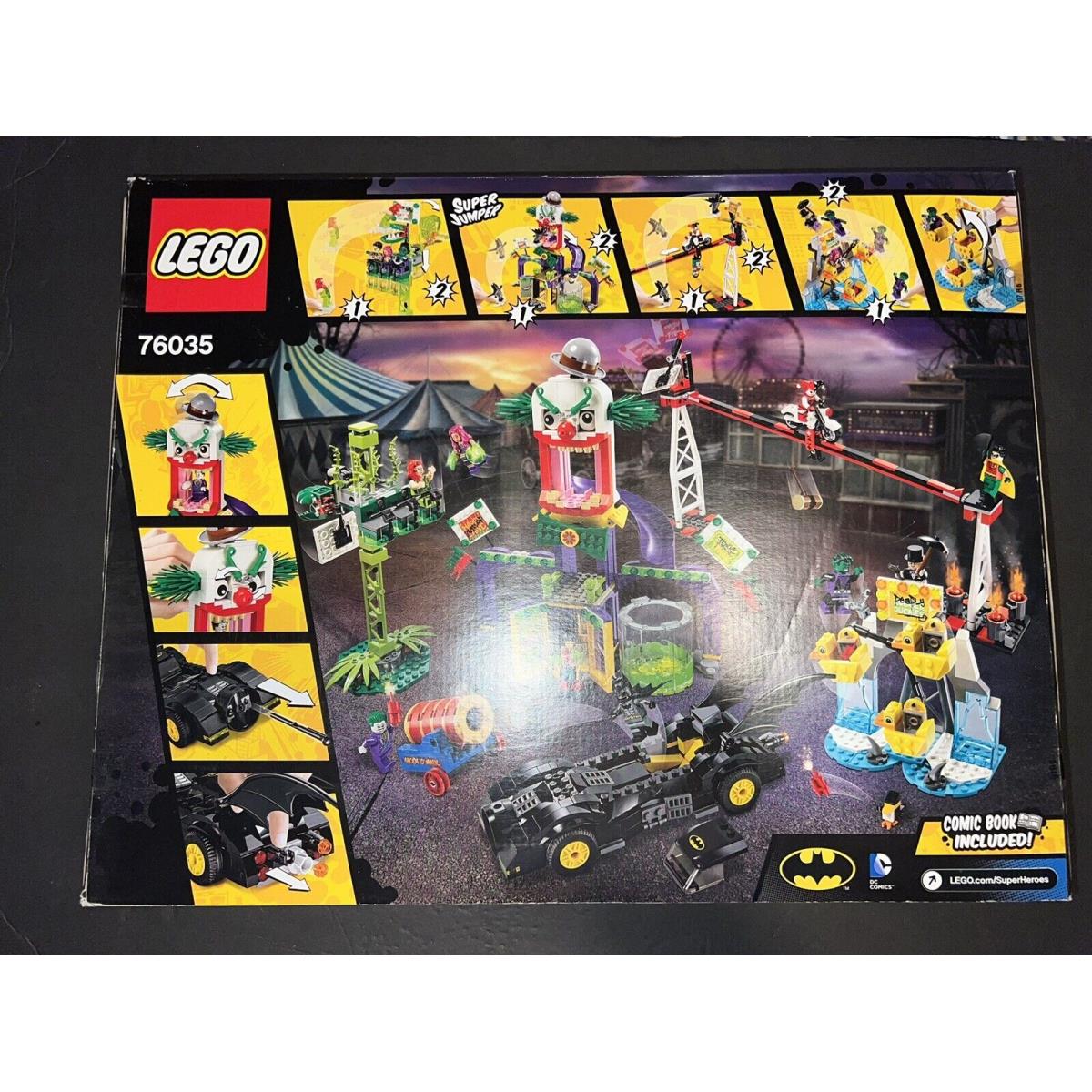 2015 Lego DC Super Heroes 76035 Jokerland 8 Mini Figures Super Jump Batman