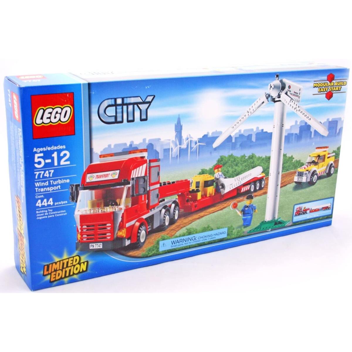 Lego City Wind Turbine Transport 7747