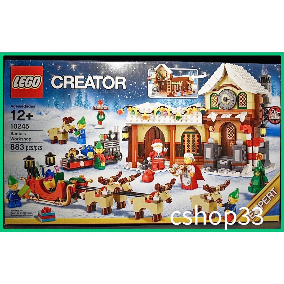 Lego 10245 Santa s Workshop 2014 Retired Creator Expert Christmas Set