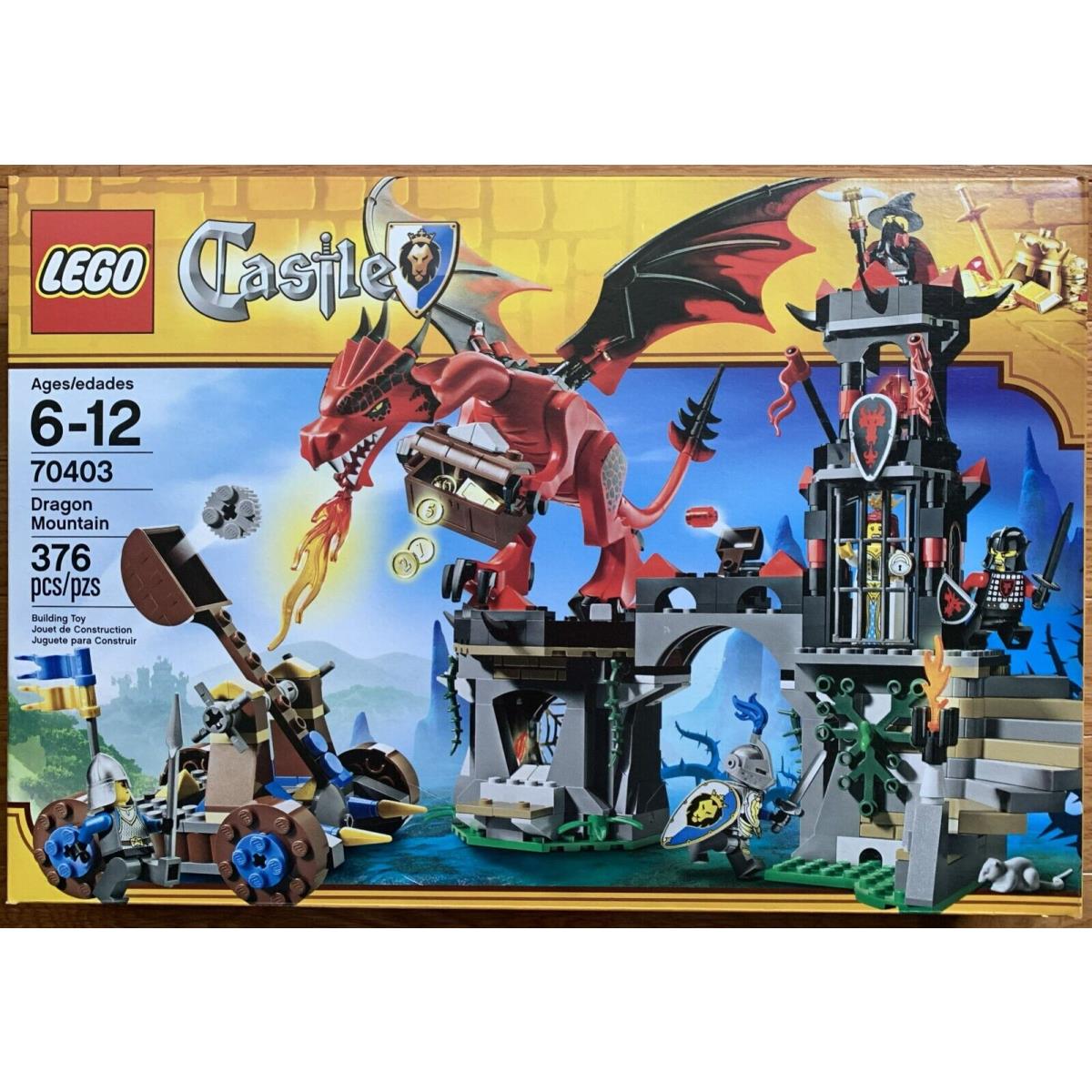 Lego Castle 70403 Dragon Mountain Retired Hard to Find Set