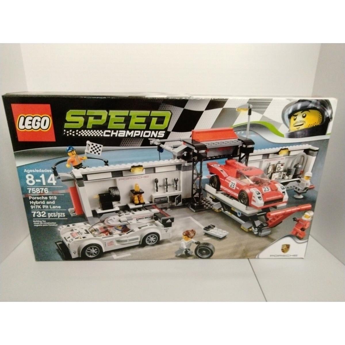 Lego Speed Champions: Porsche 919 Hybrid and 917K Pit Lane 75876 Retired