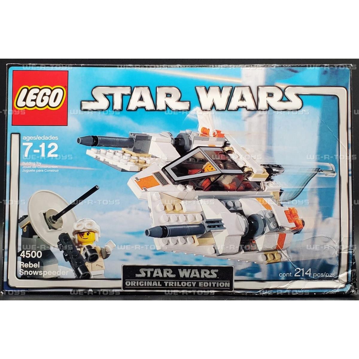 Lego Star Wars Trilogy Rebel Snowspeeder Blocks Set 2004 Lego 4500 Nrfb