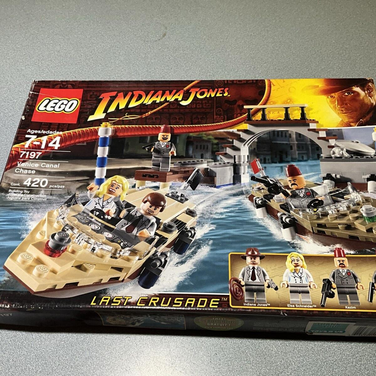 Lego Indiana Jones Venice Canal Chase 7197 Box Scuff Creases Free SH