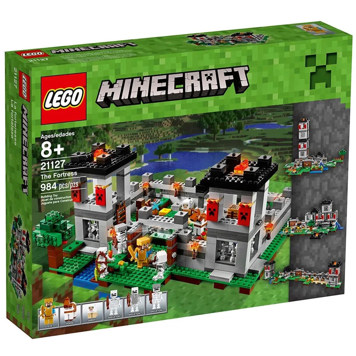 Lego The Fortress 21127 Minecraft Minifigure Building Set