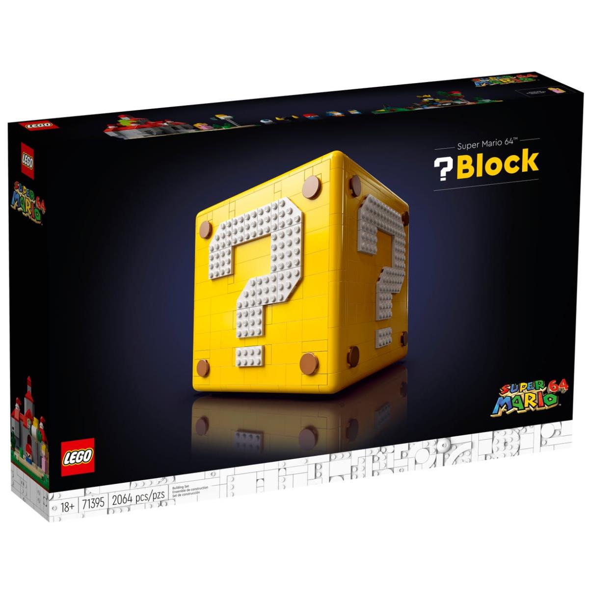 Lego 71395 Super Mario 64 Question Mark Block Perfect Box Guarantee