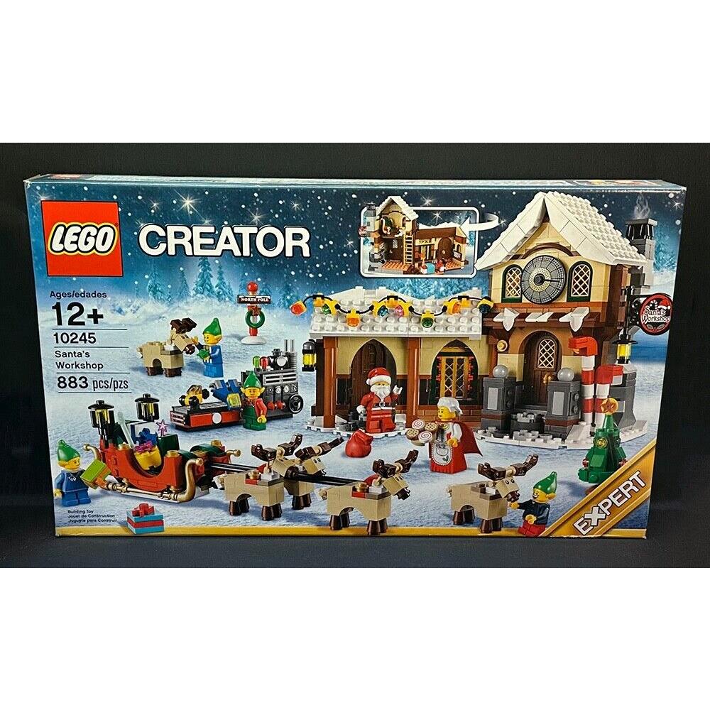 Lego Creator 10245 Winter Village Santa`s Workshop w/6 Minifigures