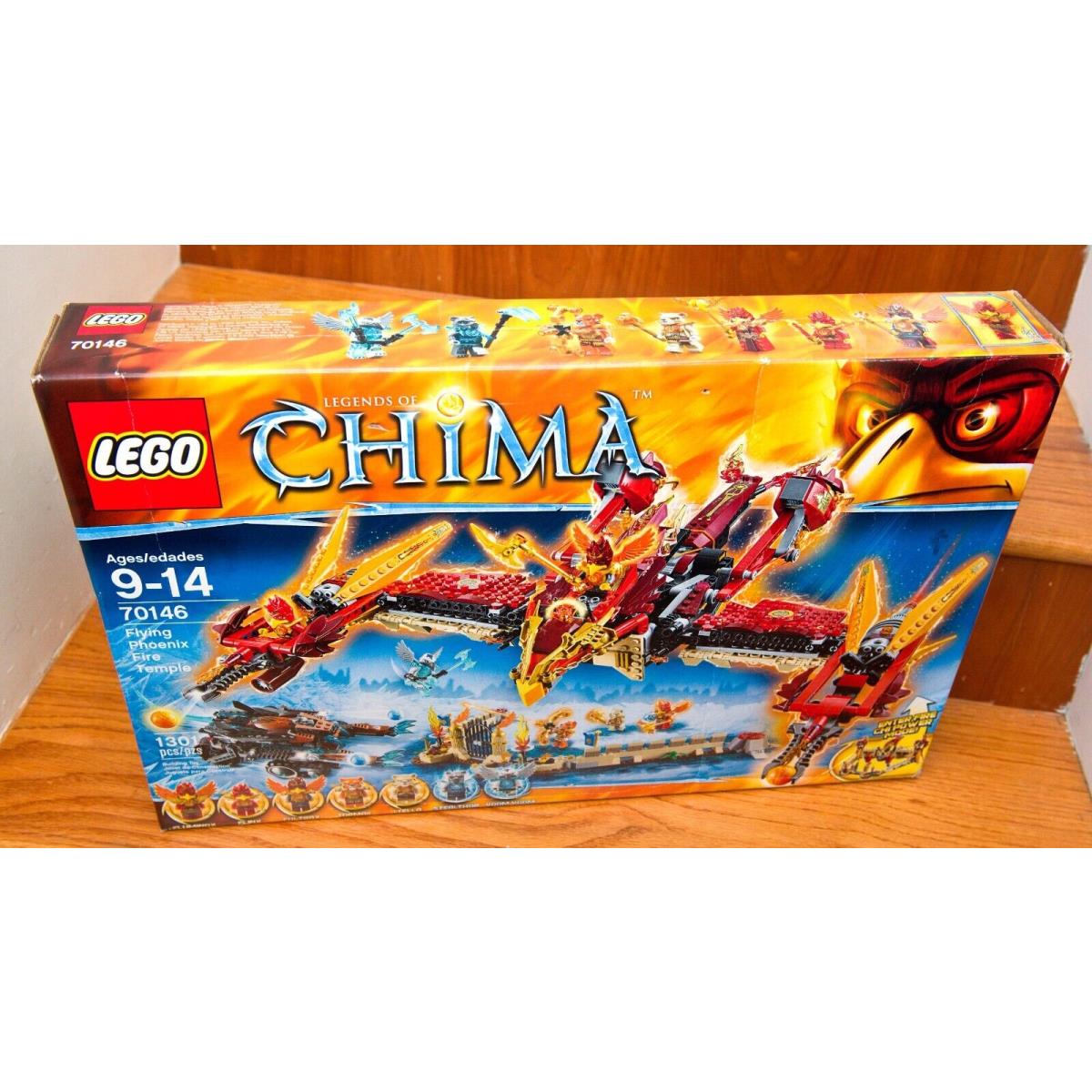 Lego Legends of Chima Flying Phoenix Fire Temple 70146 Nisb