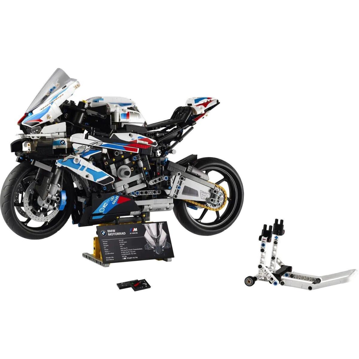 Lego Technic Bmw M 1000 RR 42130 Motorcycle Model Build Display Kit For Adults