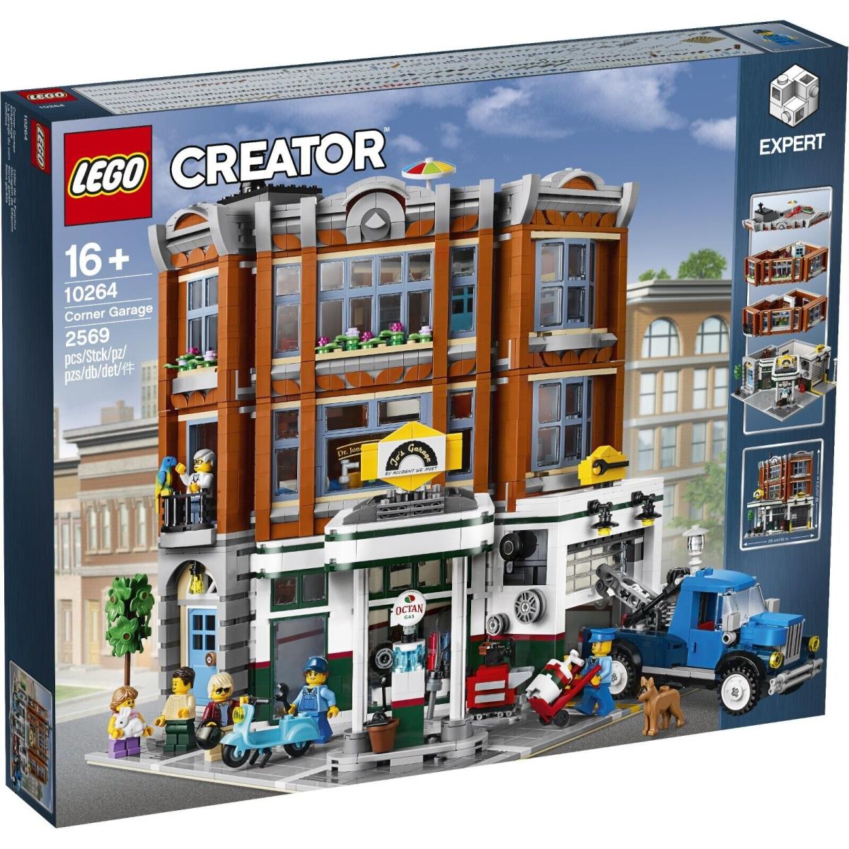 Lego Creator Modular Corner Garage 10264 Nisb Retired Product