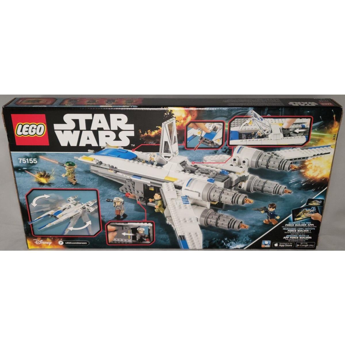 Lego 75155 Rebel U-wing Fighter Star Wars Cassian Andor Bistan Jyn Erso Rebel