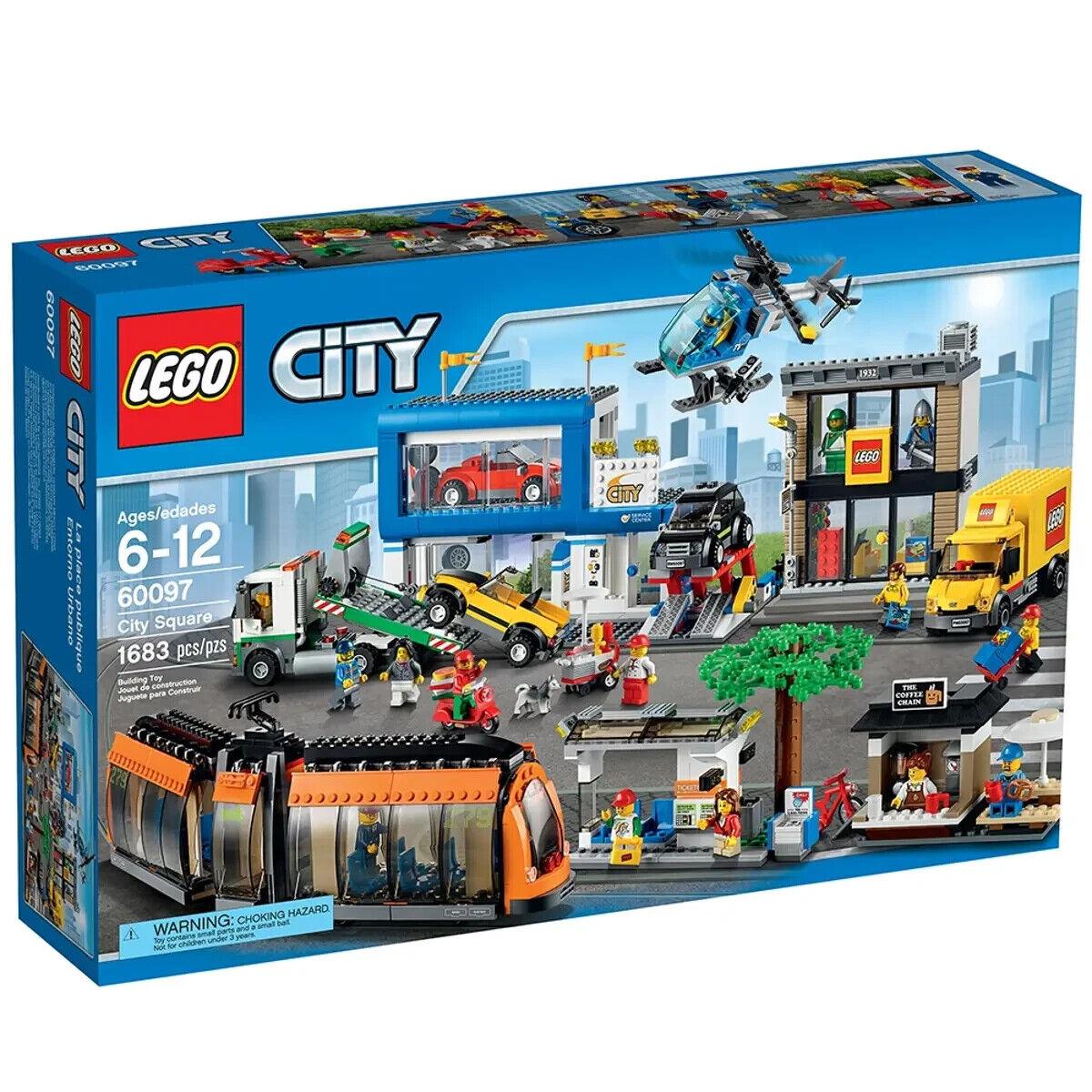 Lego City Square 60097 Town Minifigure Building Set