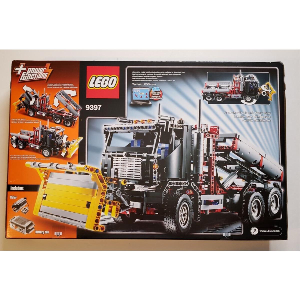 Lego 9397 Logging Truck Technic Snowplow Established Experienced Seller