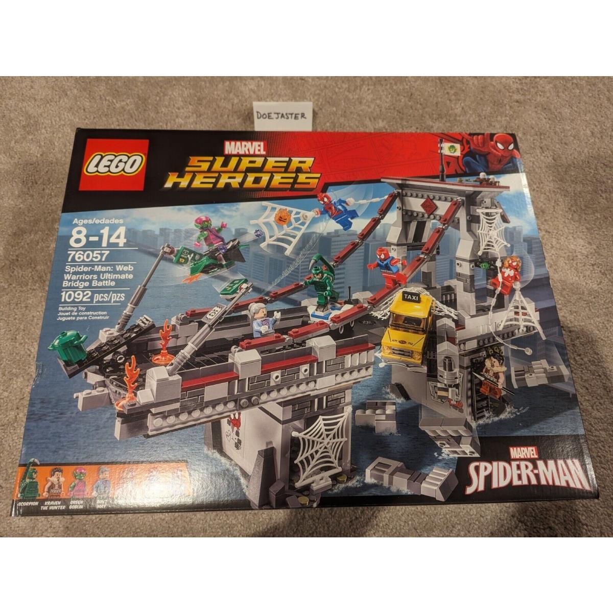 Lego 76057 Spider-man: Web Warriors Ultimate Bridge Battle - - 2016 - Marvel