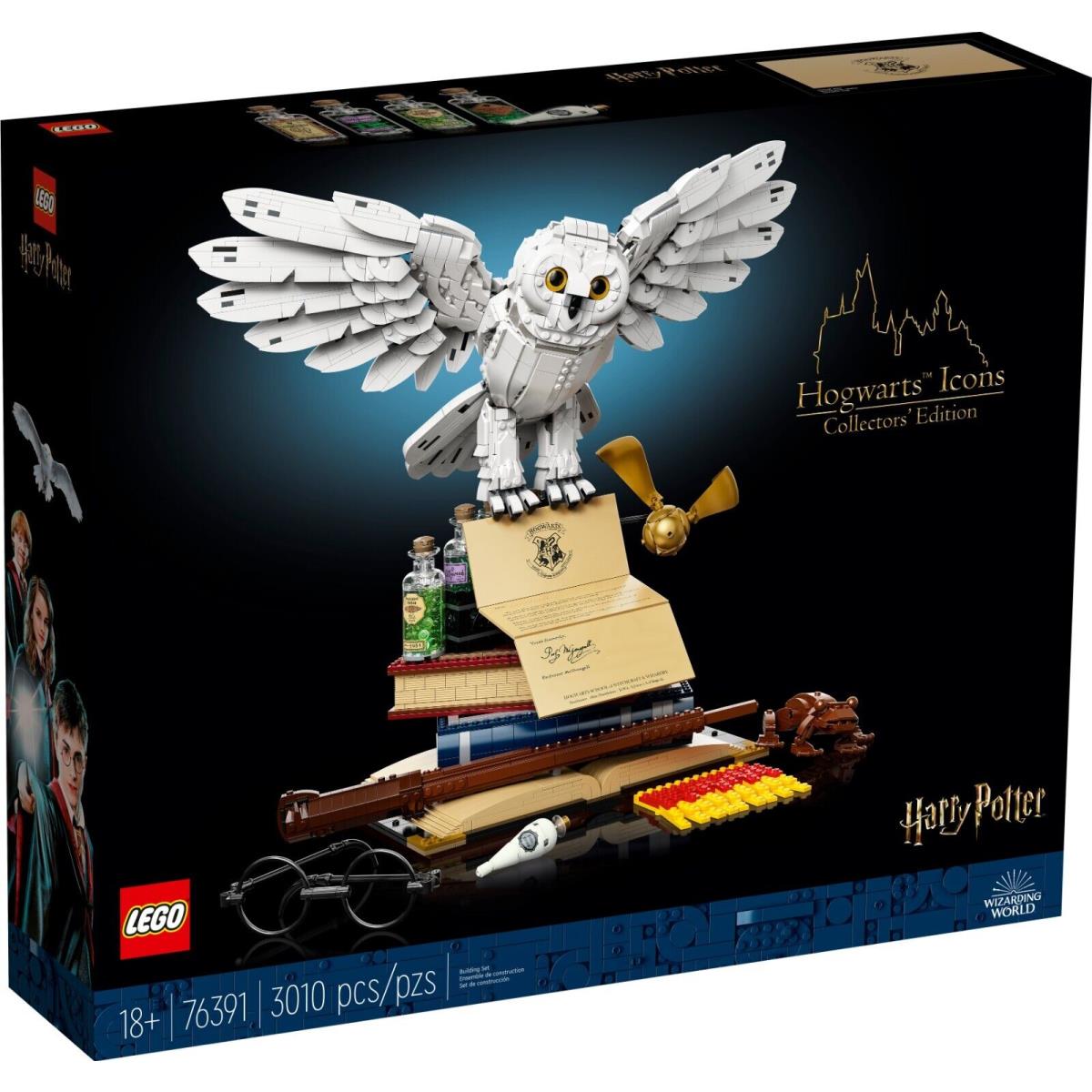 Lego Harry Potter 76391 Hogwarts Icons Collector`s Edition Mint