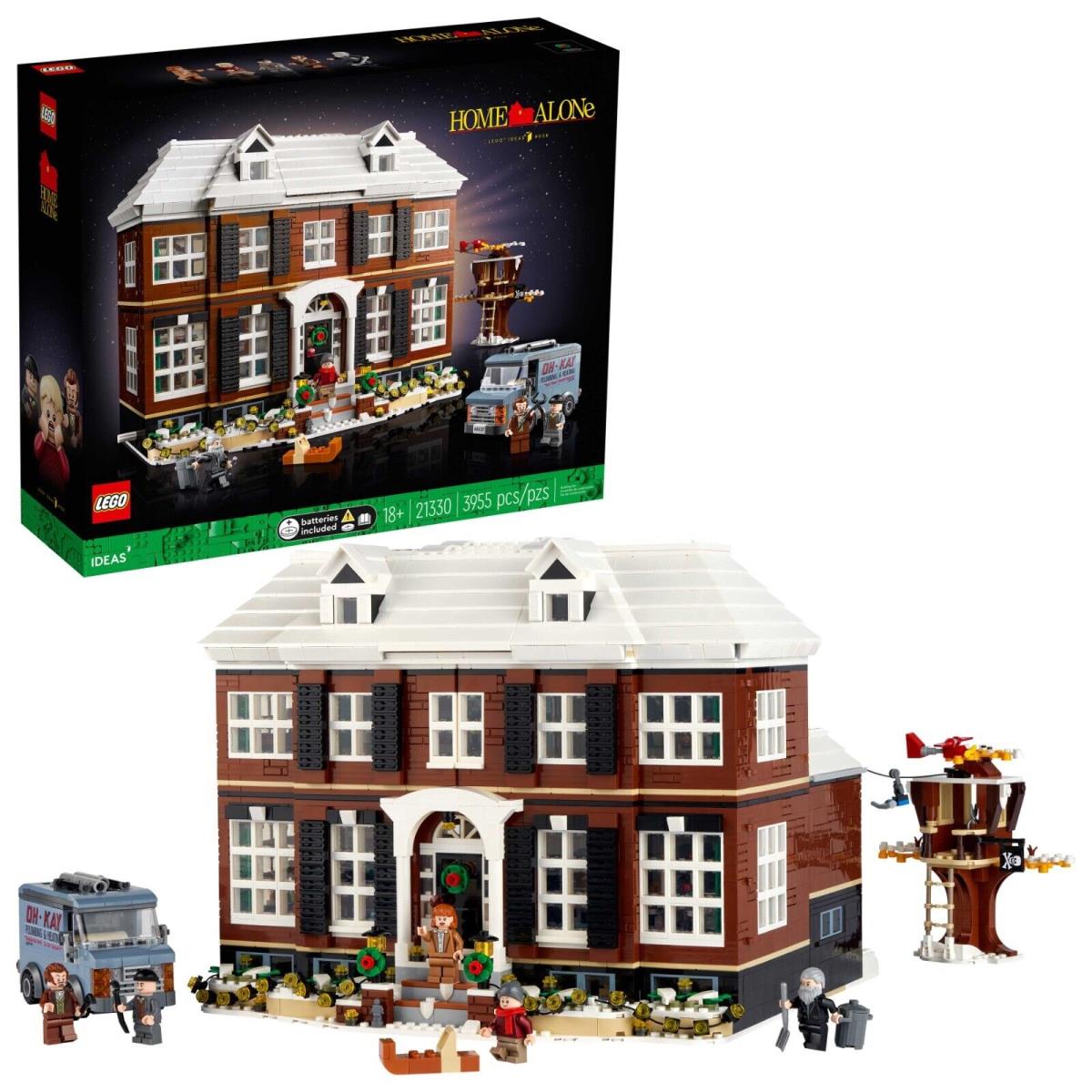 Lego Ideas Home Alone 21330 Building Kit 3955 Pcs Christmas Set