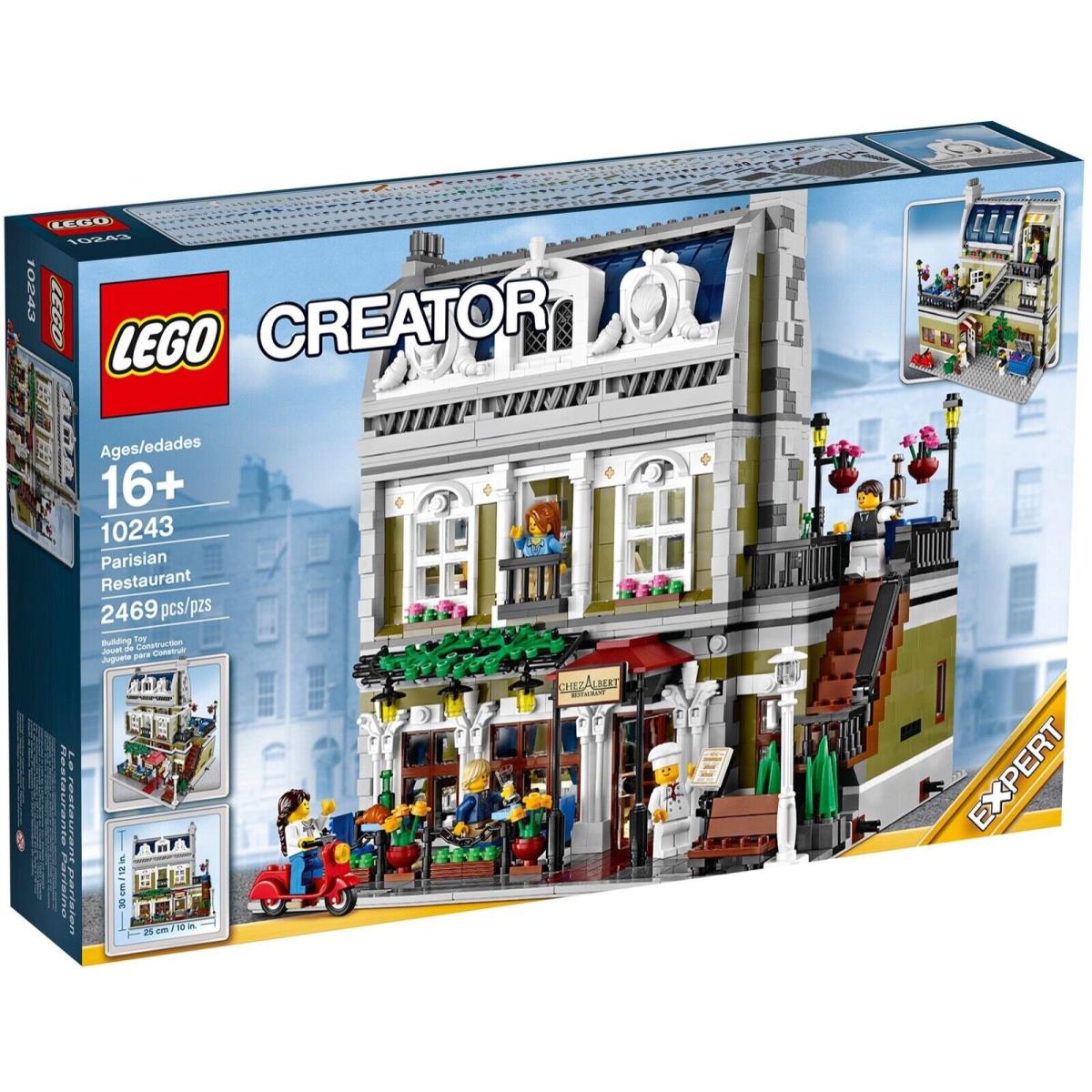 Lego 10243 Creator Expert Parisian Restaurant French Modular