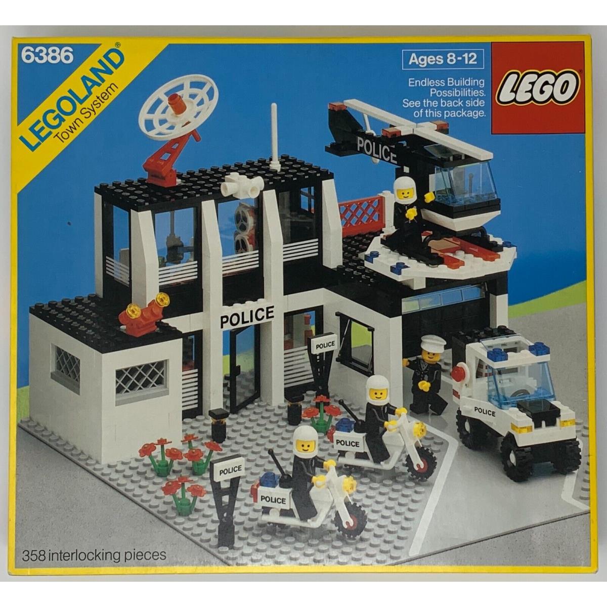 Lego 6386 Police Command Base 1986