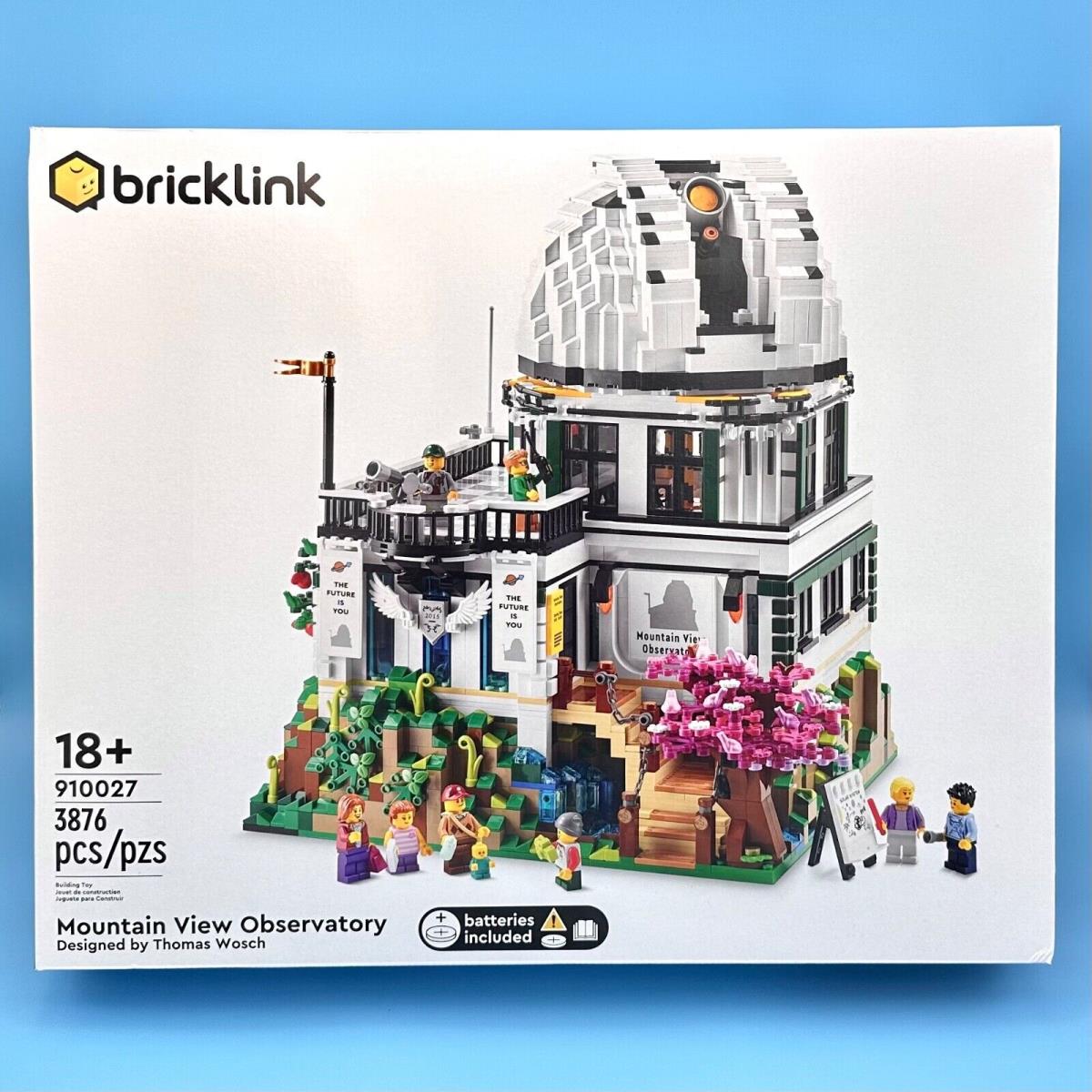 Lego Bricklink Designer Program Mountain View Observatory 910027 Space Telescope