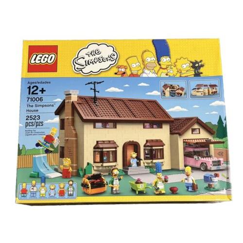 Lego The Simpsons House 71006 Retired 2523 Pieces