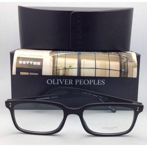 Oliver Peoples Eyeglasses Denison OV 5102 1031 51-17 140 Matte Black Frames