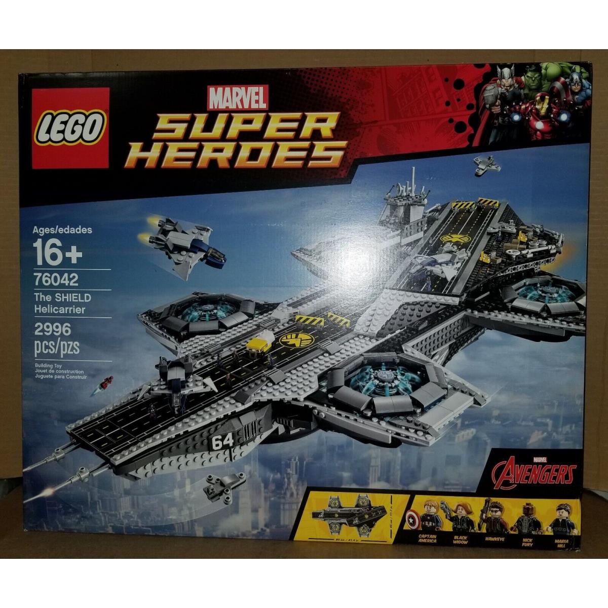 Lego Marvel Super Heroes The Shield Helicarrier 76042