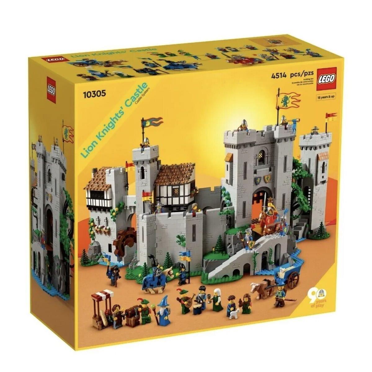 Lego Icons: Lion Knights` Castle - 4514 Piece Building Kit 10305 Ages 18+