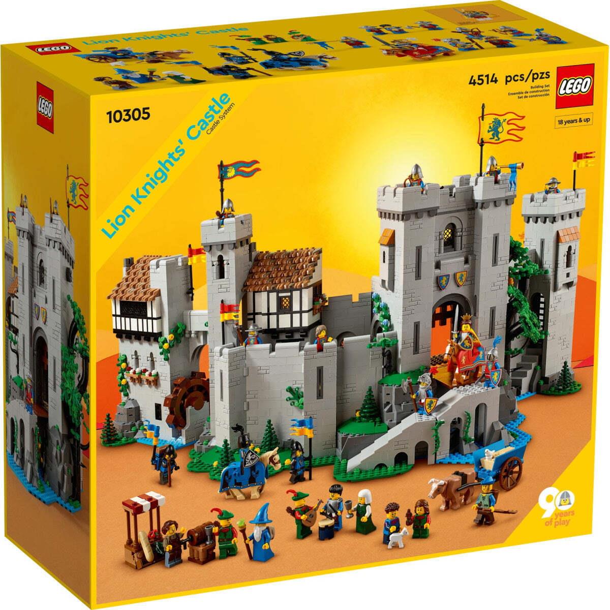 Lego Icons: Lion Knights` Castle - 4514 Piece Building Kit 10305 Ages 18+