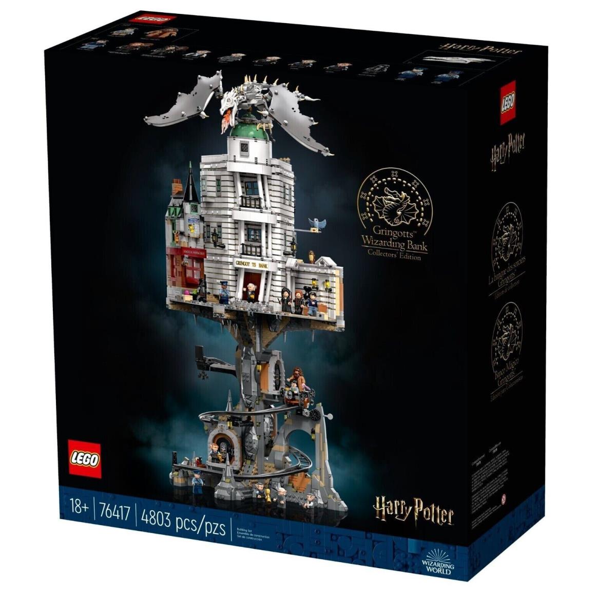 Lego 76417 Harry Potter Gringott`s Wizarding Bank IN Stock Ship Worldwide