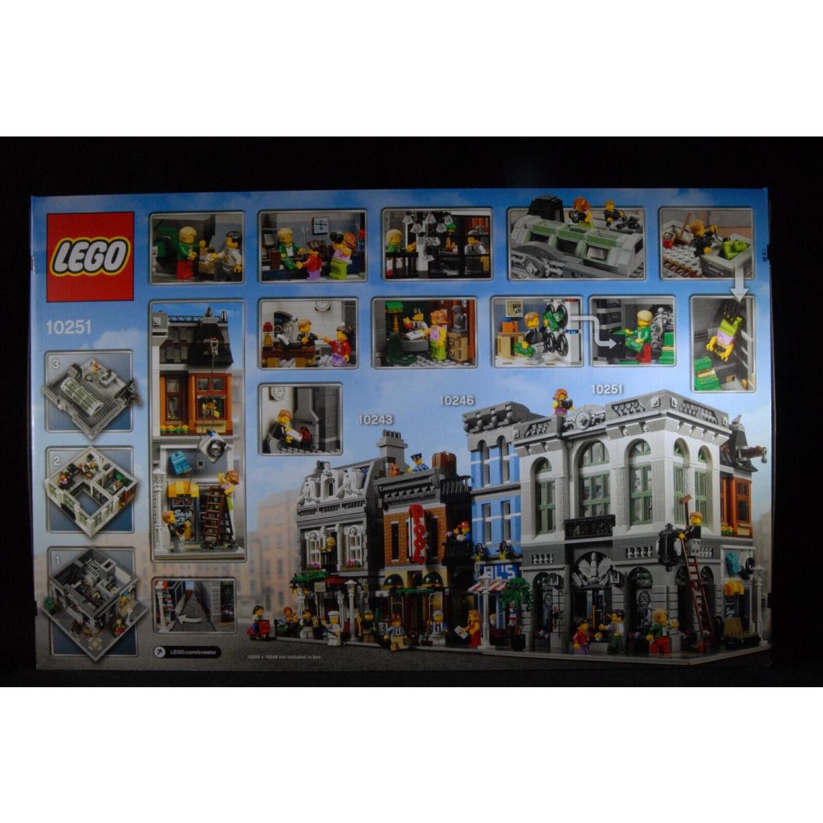 Lego Modular Building Collection Brick Bank 10251 Retired