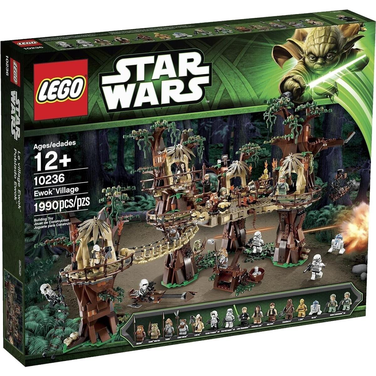 Lego Star Wars Ewok Village 10236 Box Wear